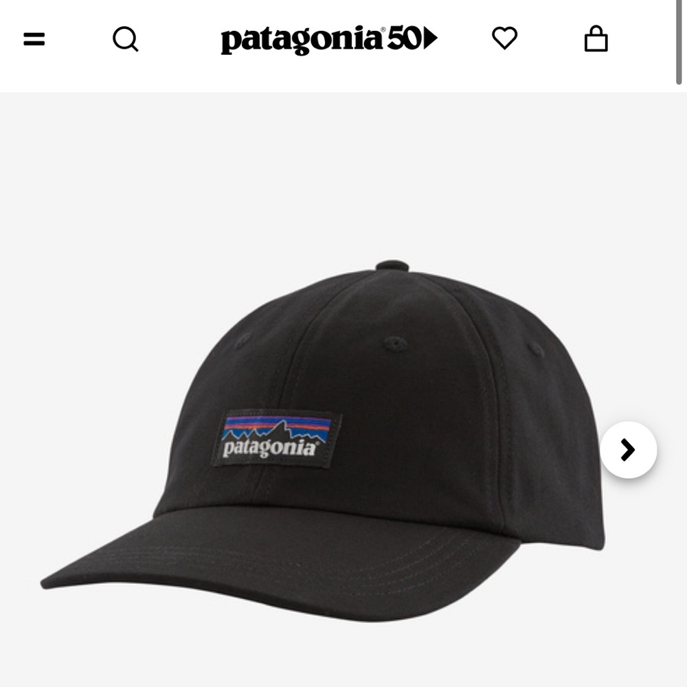 Black Patagonia hat